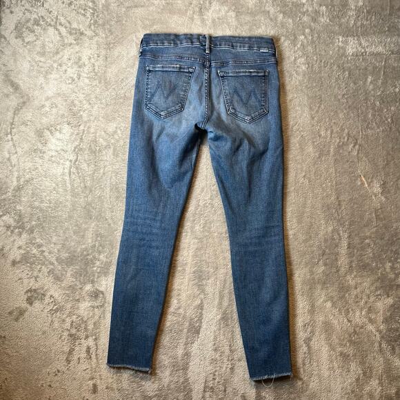 Mother The Looker Ankle Fray in Fingerprints and Muddy Feet Size 27 - Picture 3 of 9